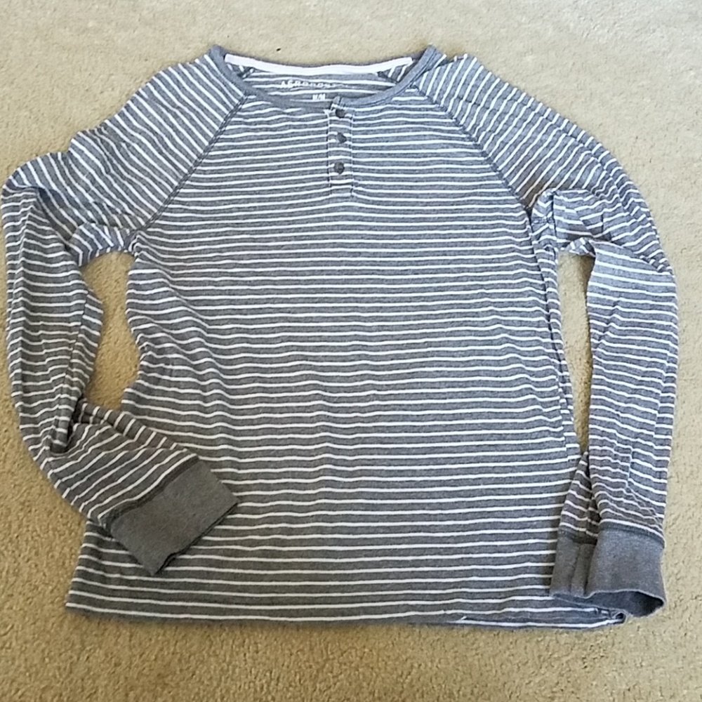 EUC Aeropostale Half Button Long Sleeves